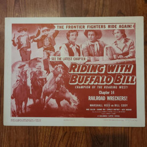 Riding With Buffalo Bill 1954 Serial Lobby Cards
