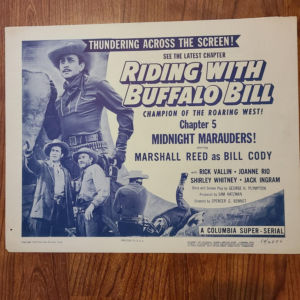 Riding With Buffalo Bill 1954 Serial Lobby Cards