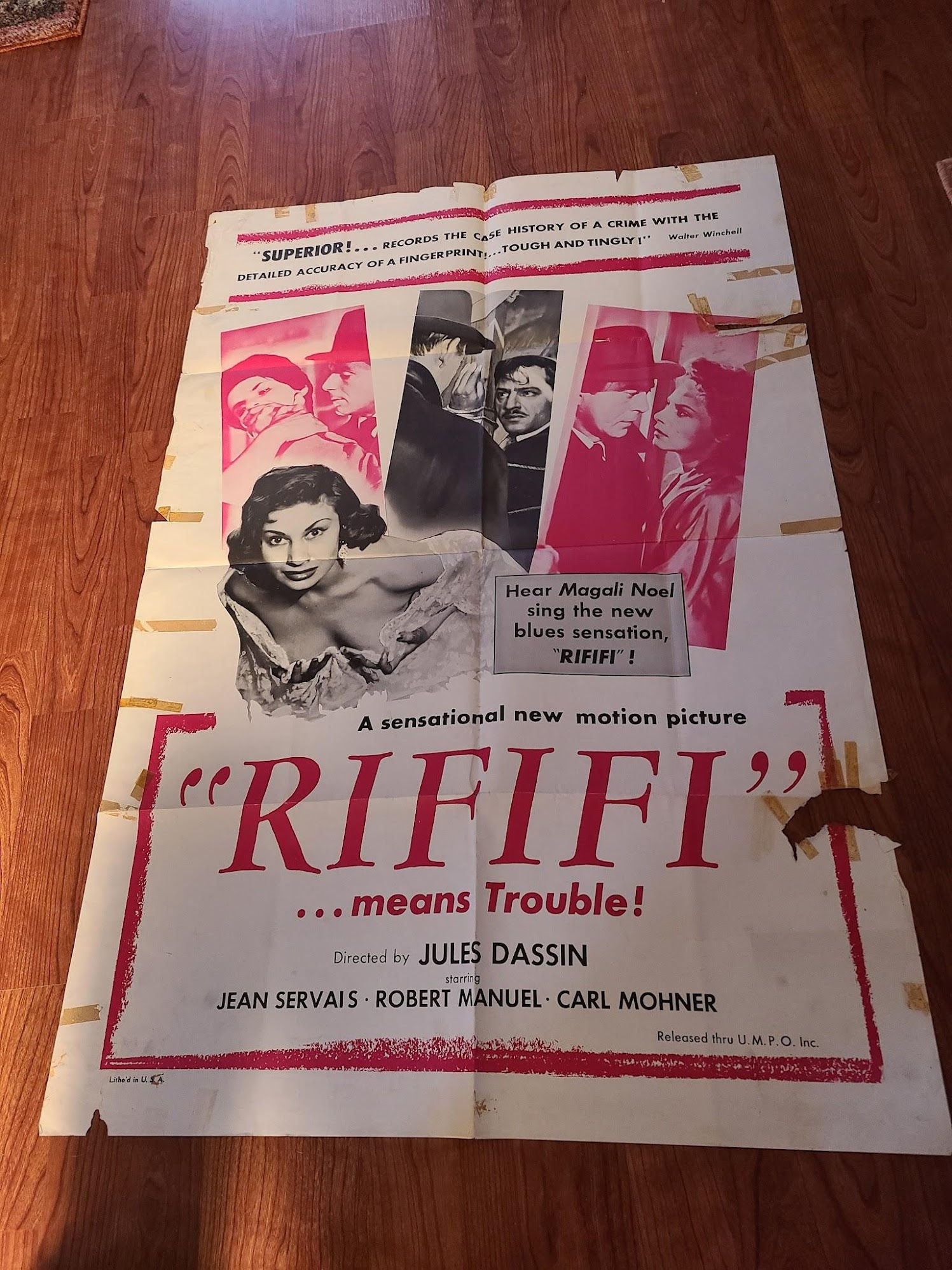 Rififi 1955 1 Sheets/US