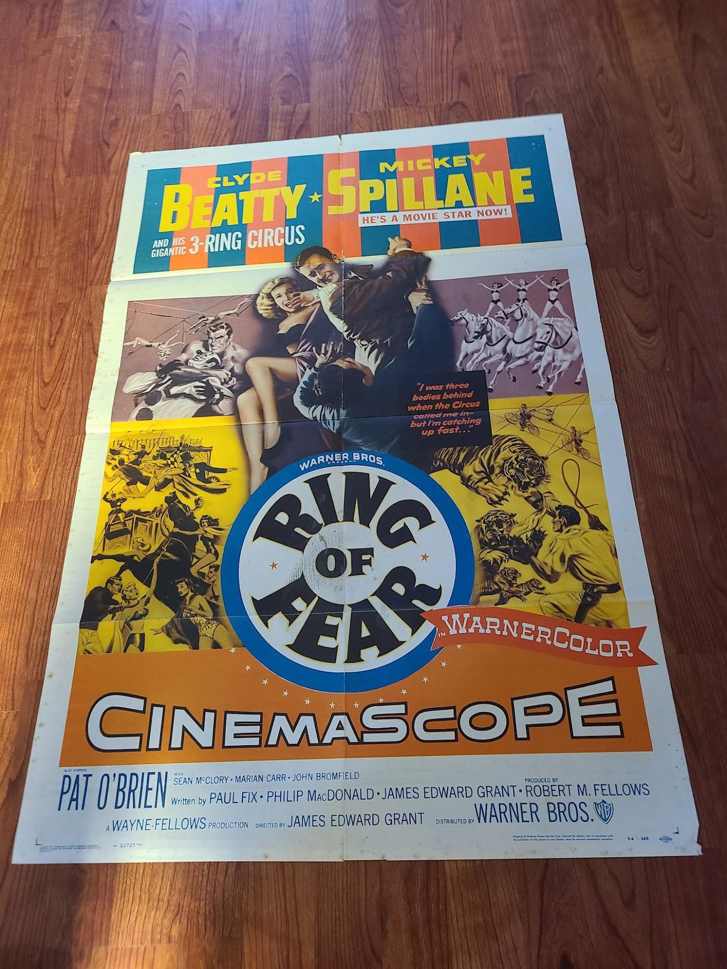 Ring of Fear 1954 1 Sheets/US