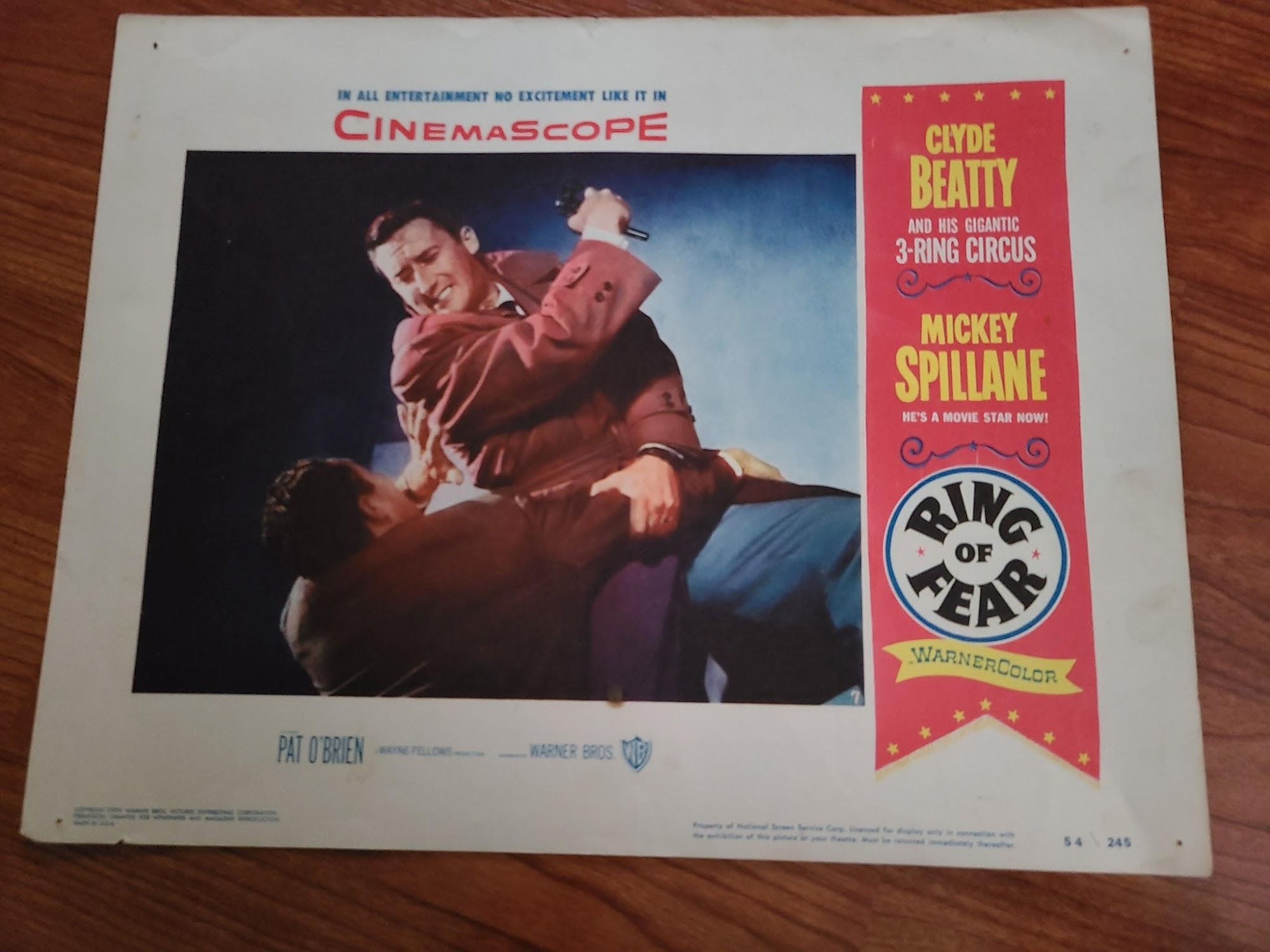 Ring Of Fear 1954 General Lobby Cards