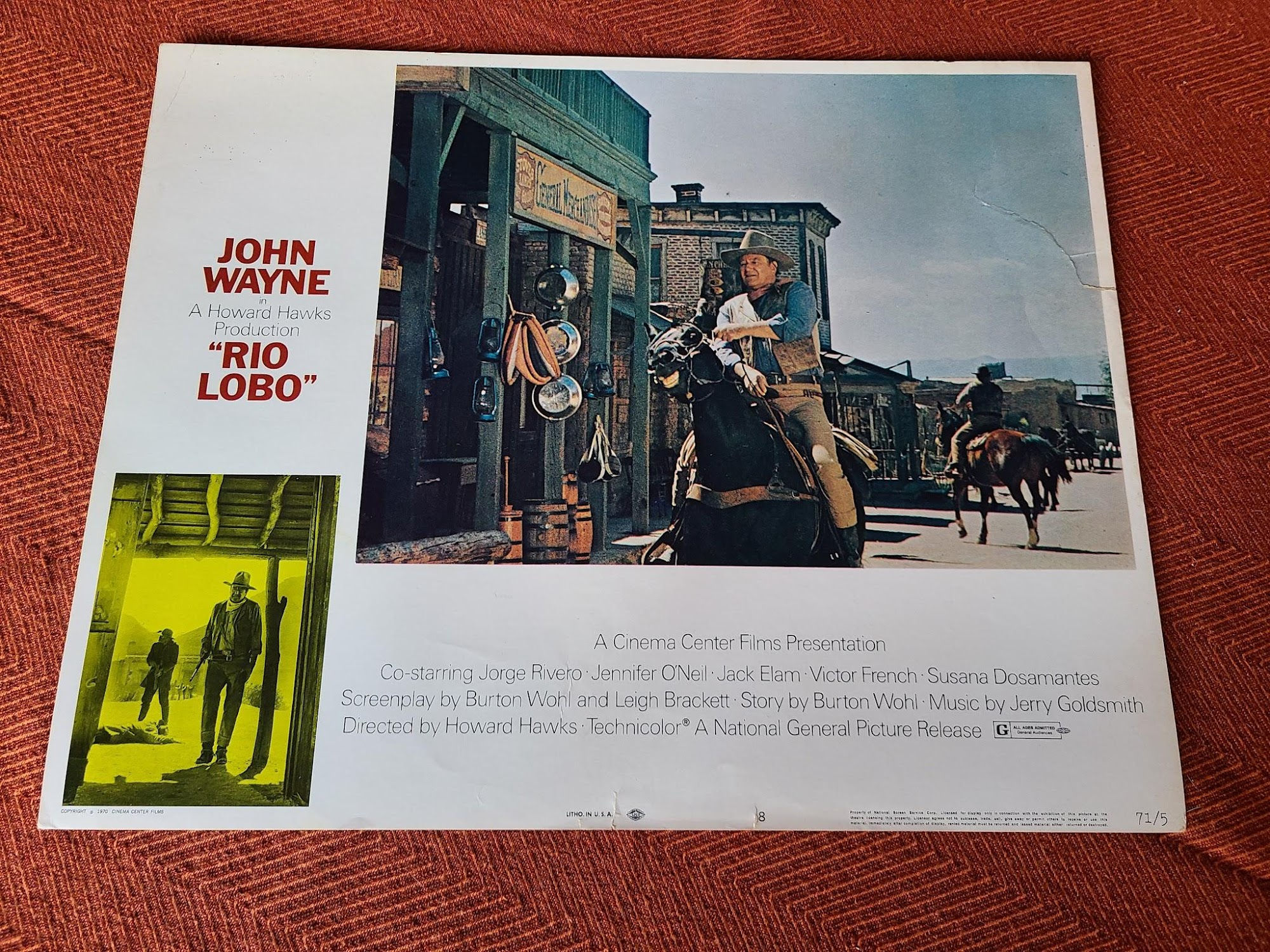 Rio Lobo 1971 Western Lobby Cards