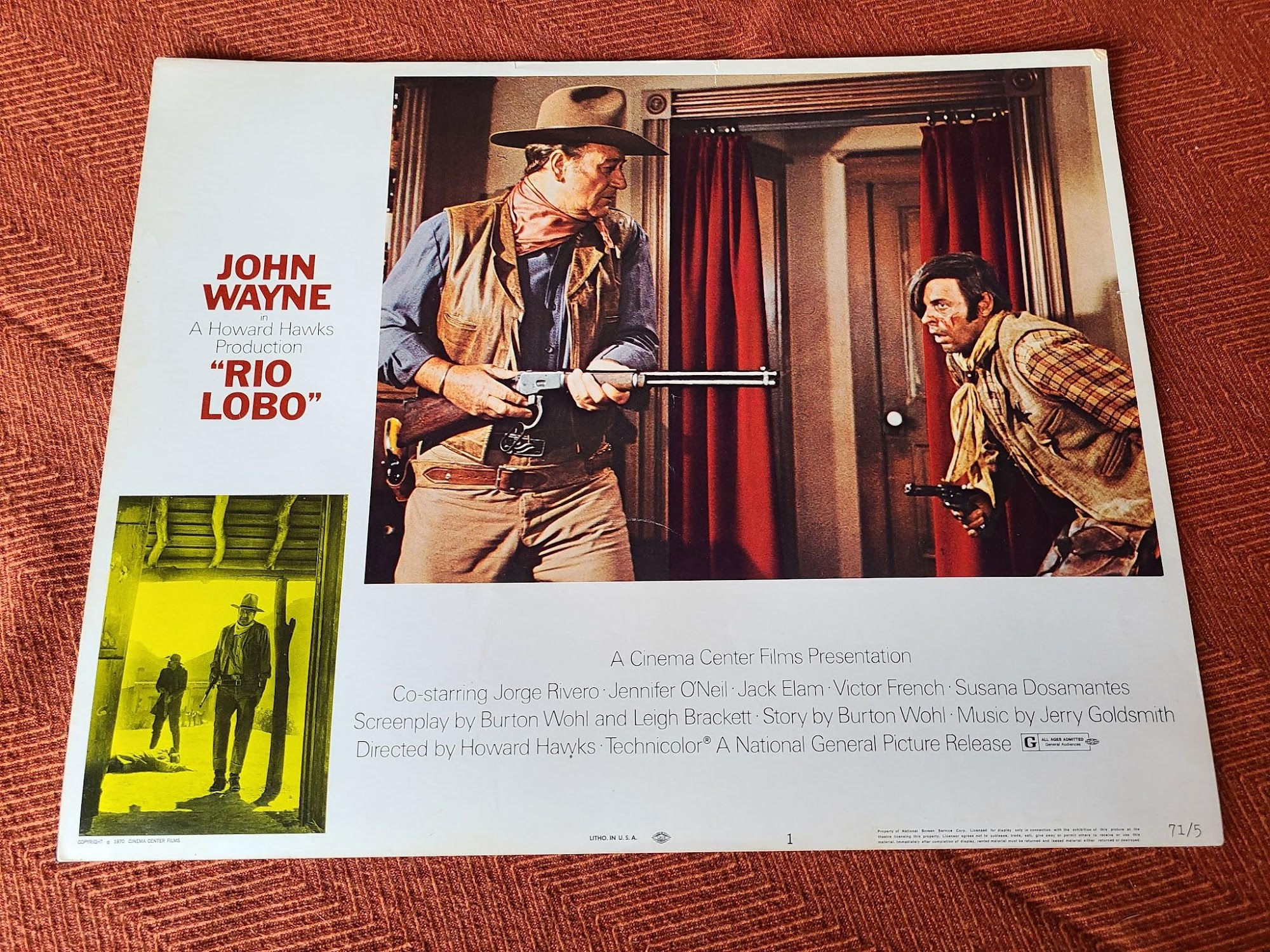 Rio Lobo 1971 Western Lobby Cards