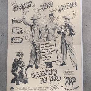 Road To Rio 1947 1 Sheets/US