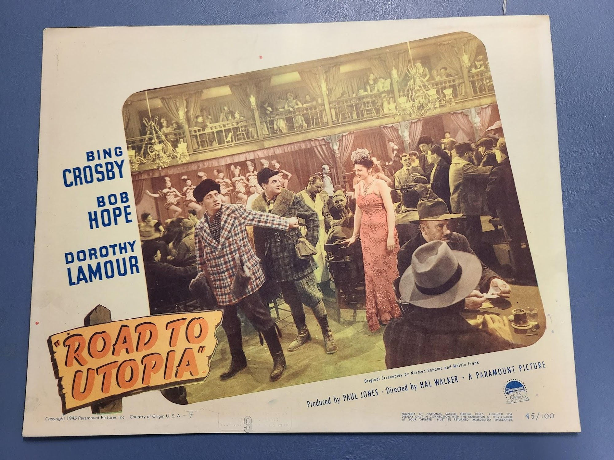 Road To Upotia 1945 General Lobby Cards