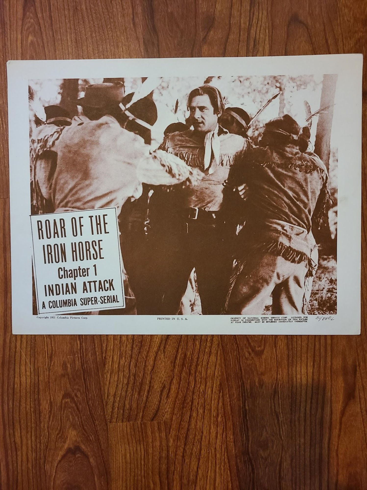 Roar Of The Iron Horse 1951 Serial Lobby Cards