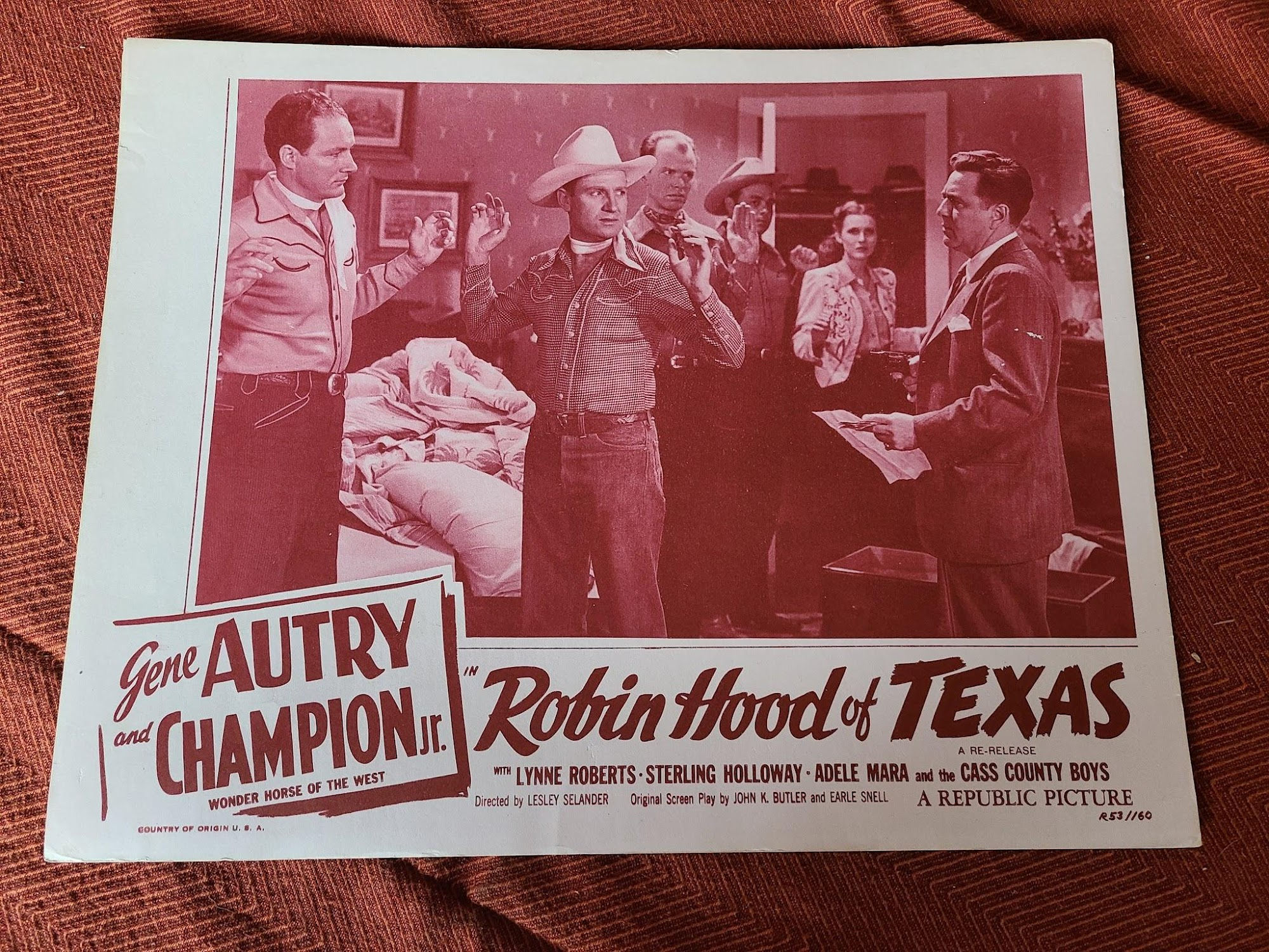 Robin Hood of Texas 1947 Western Lobby Cards