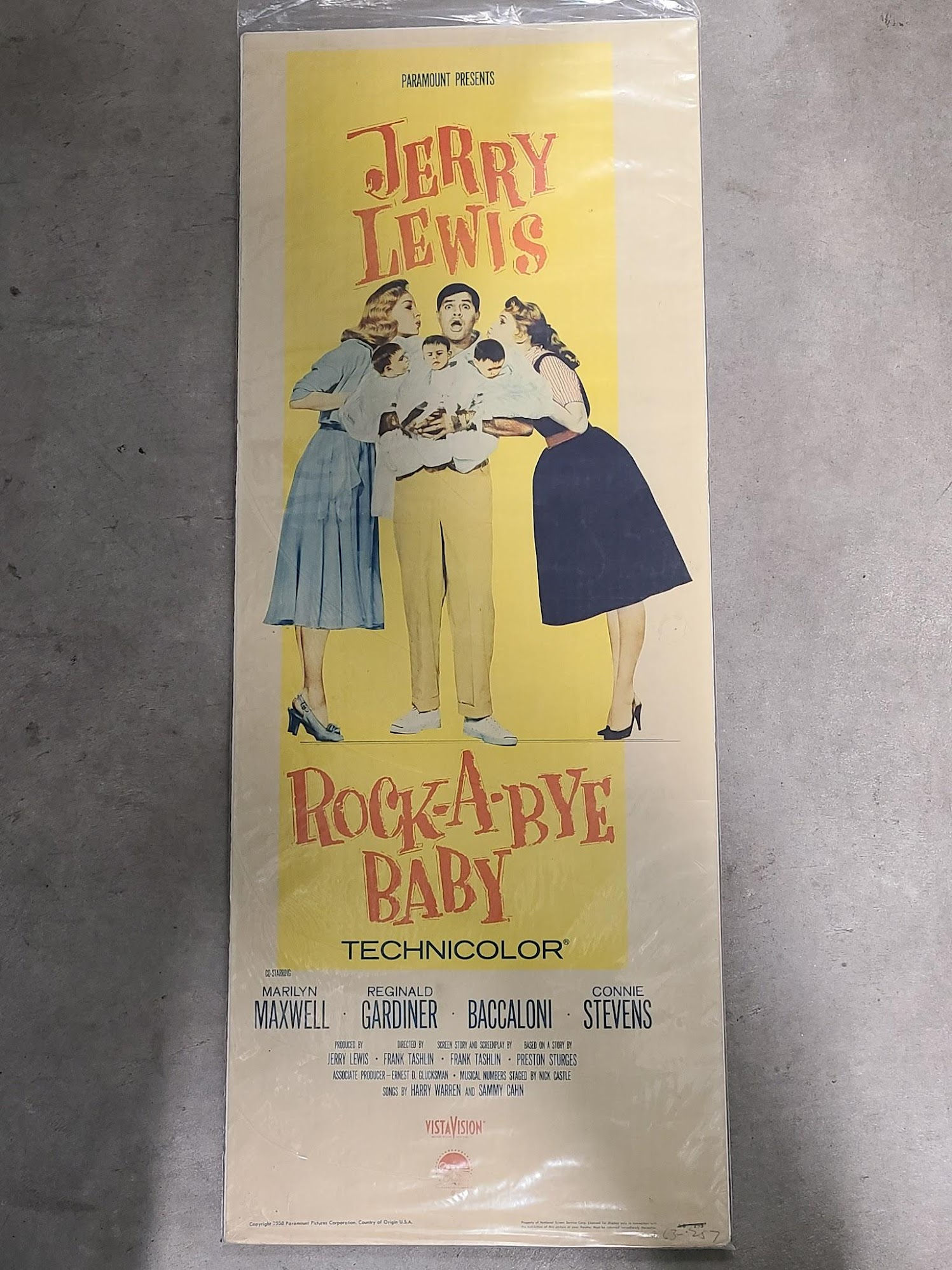 Rock A Bye Baby 1958 Inserts