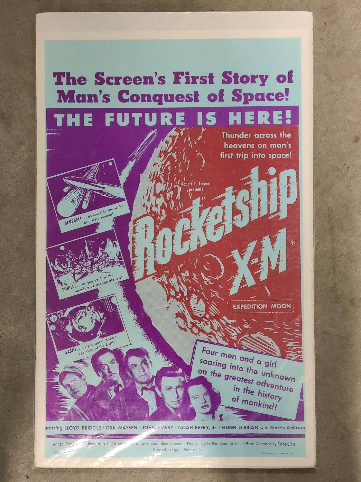 Rocketship X-M 1950 Window Cards