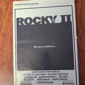 Rocky 2 1979 Press Books