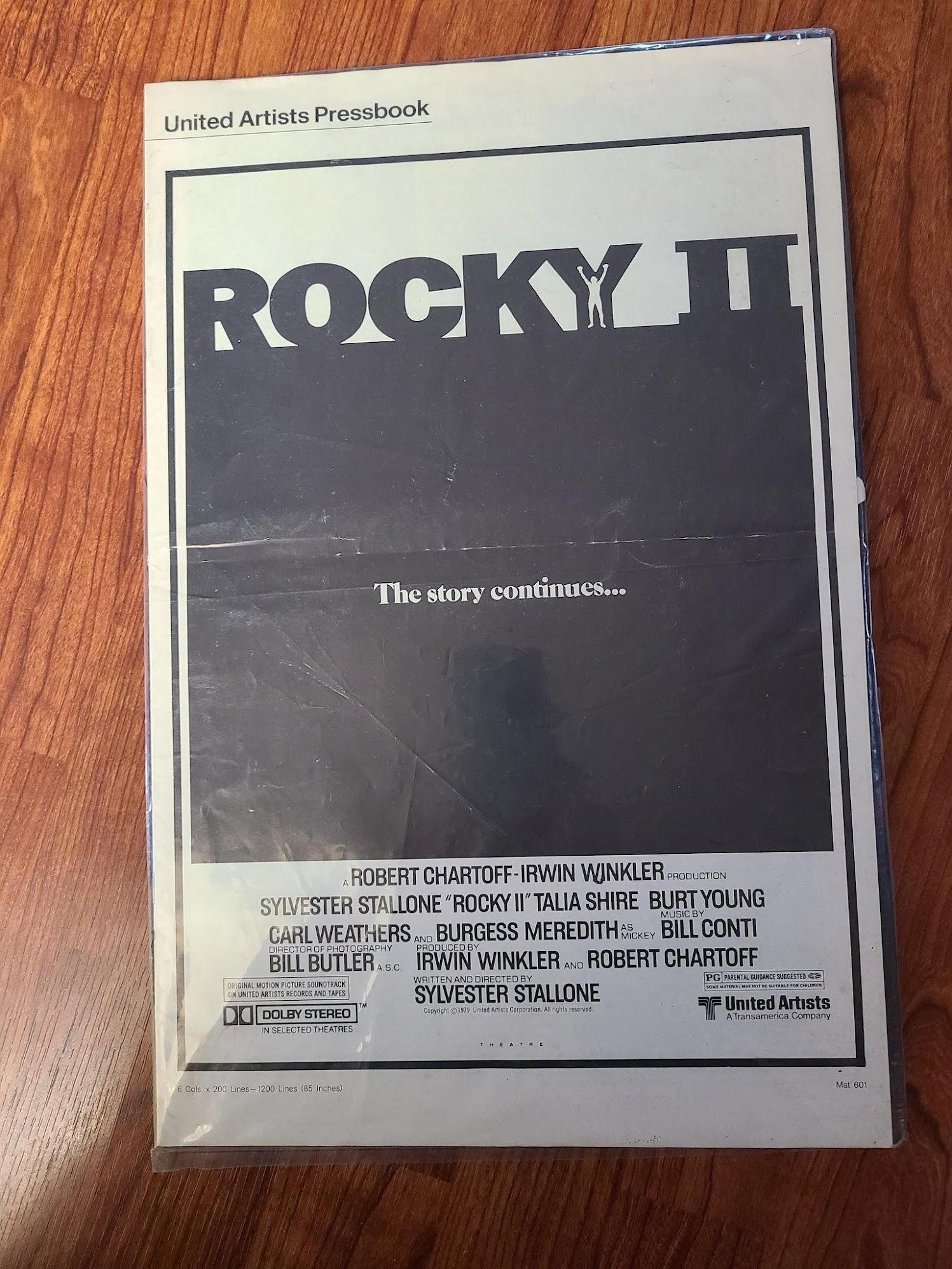 Rocky 2 1979 Press Books