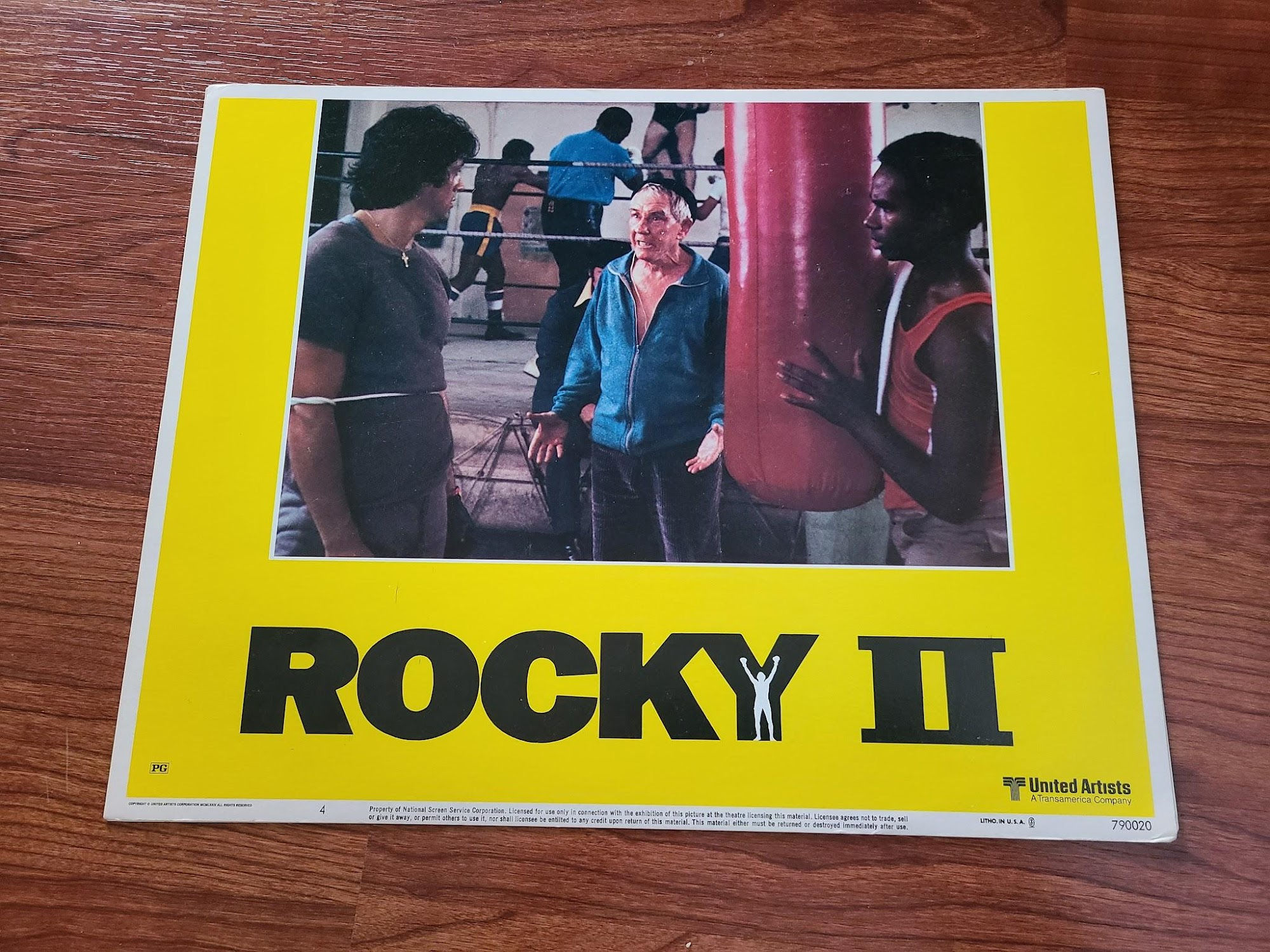 Rocky II 1979 General Lobby Cards