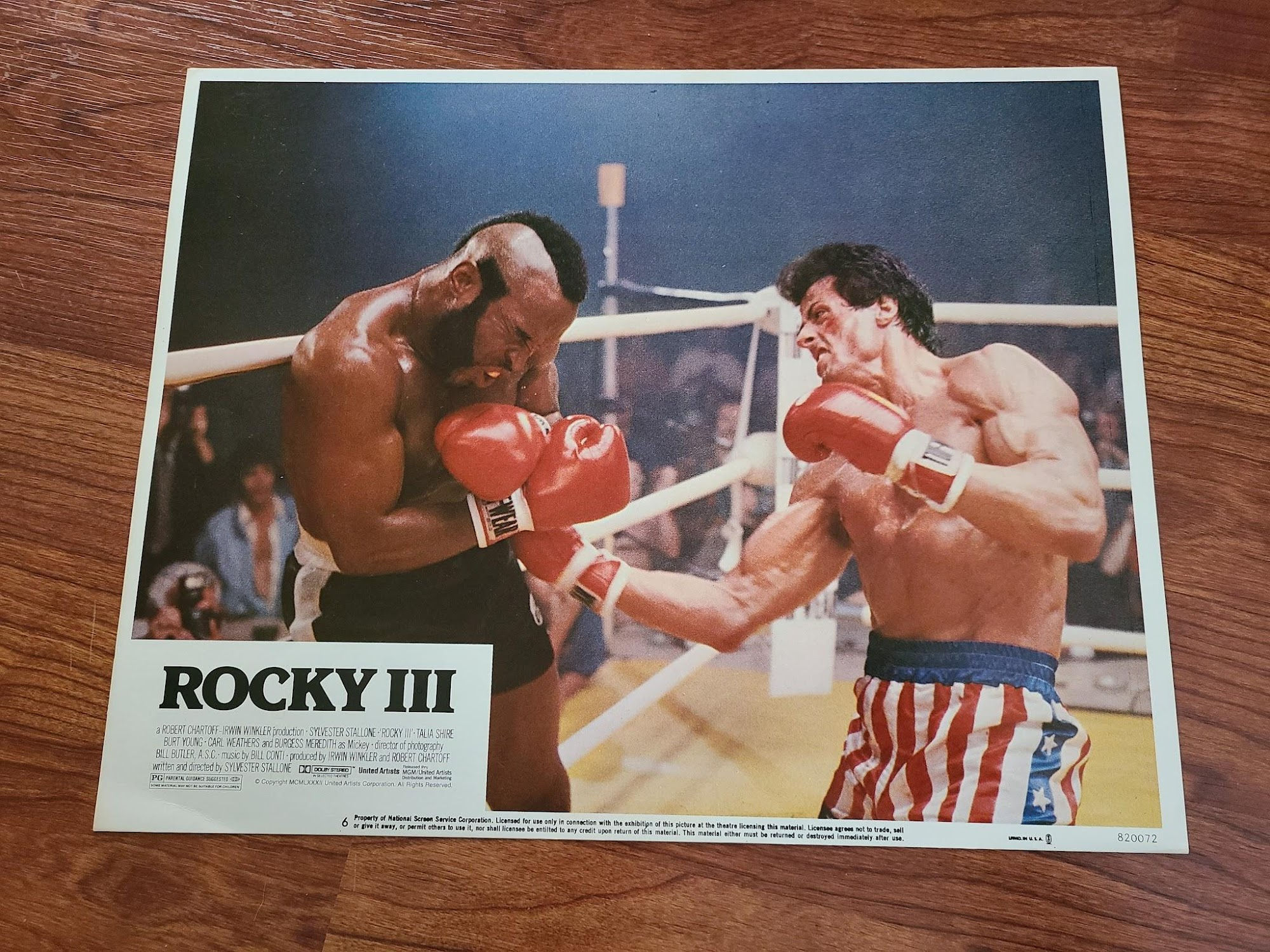 Rocky III 1982 General Lobby Cards