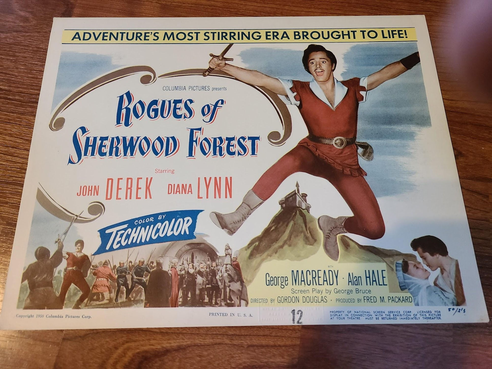 Rogues Of Sherwood Forest 1950 Title Cards