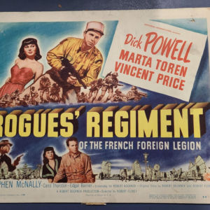 Rogue's Regiment 1948 Title Cards