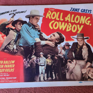 Roll Along Cowboy 1937 Western Lobby Cards