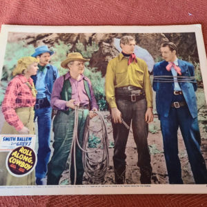 Roll Along Cowboy 1937 Western Lobby Cards