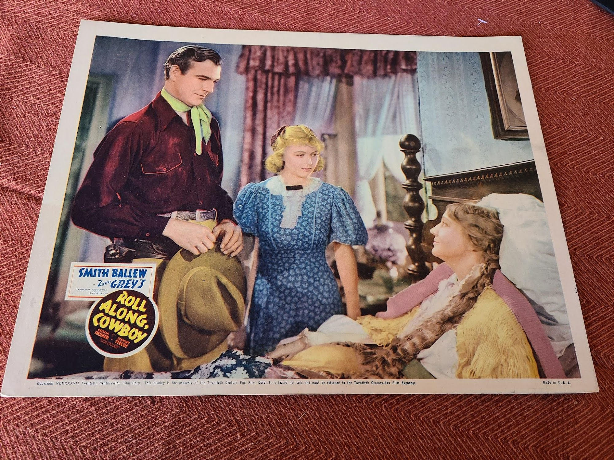 Roll Along Cowboy 1937 Western Lobby Cards
