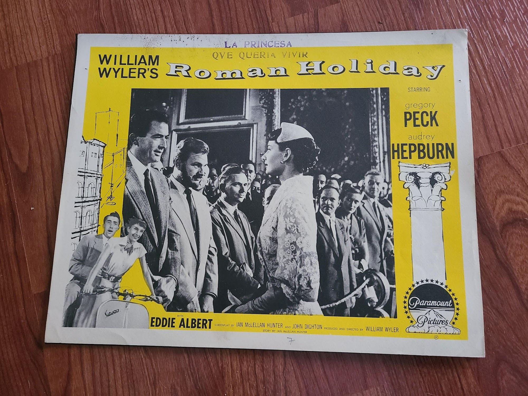 Roman Holiday 1953 General Lobby Cards