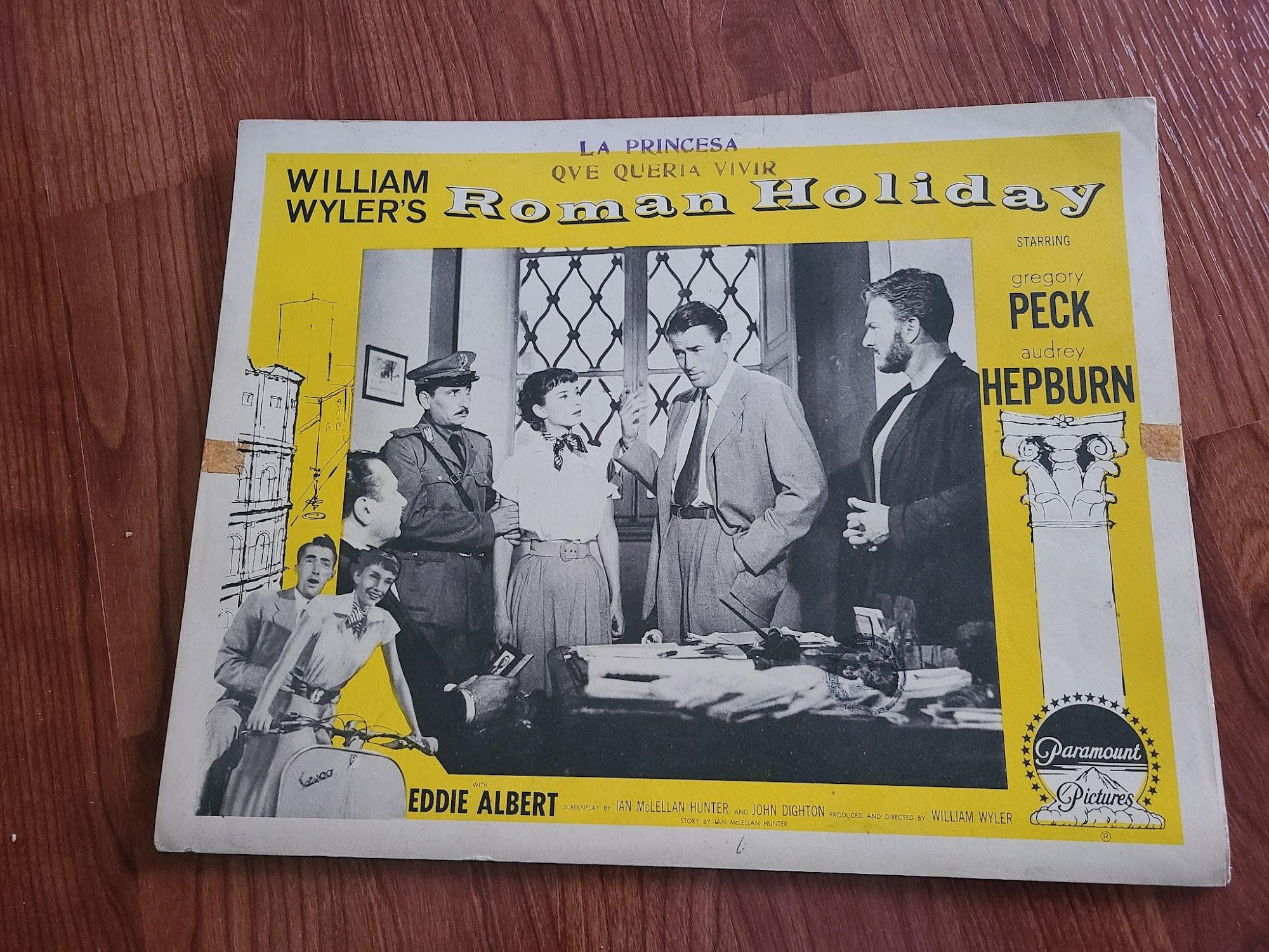 Roman Holiday 1953 General Lobby Cards