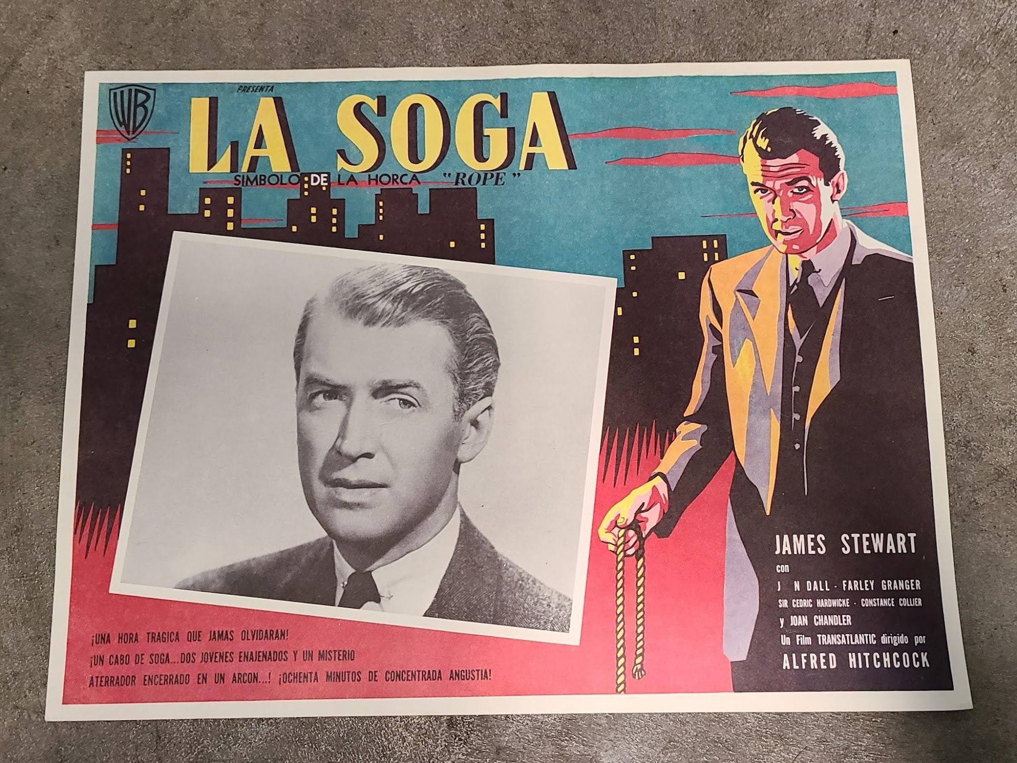 Rope 1948 Mexican Lobby Cards