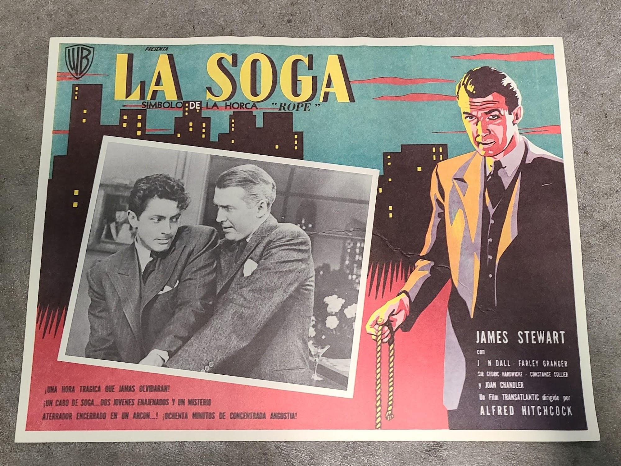 Rope 1948 Mexican Lobby Cards