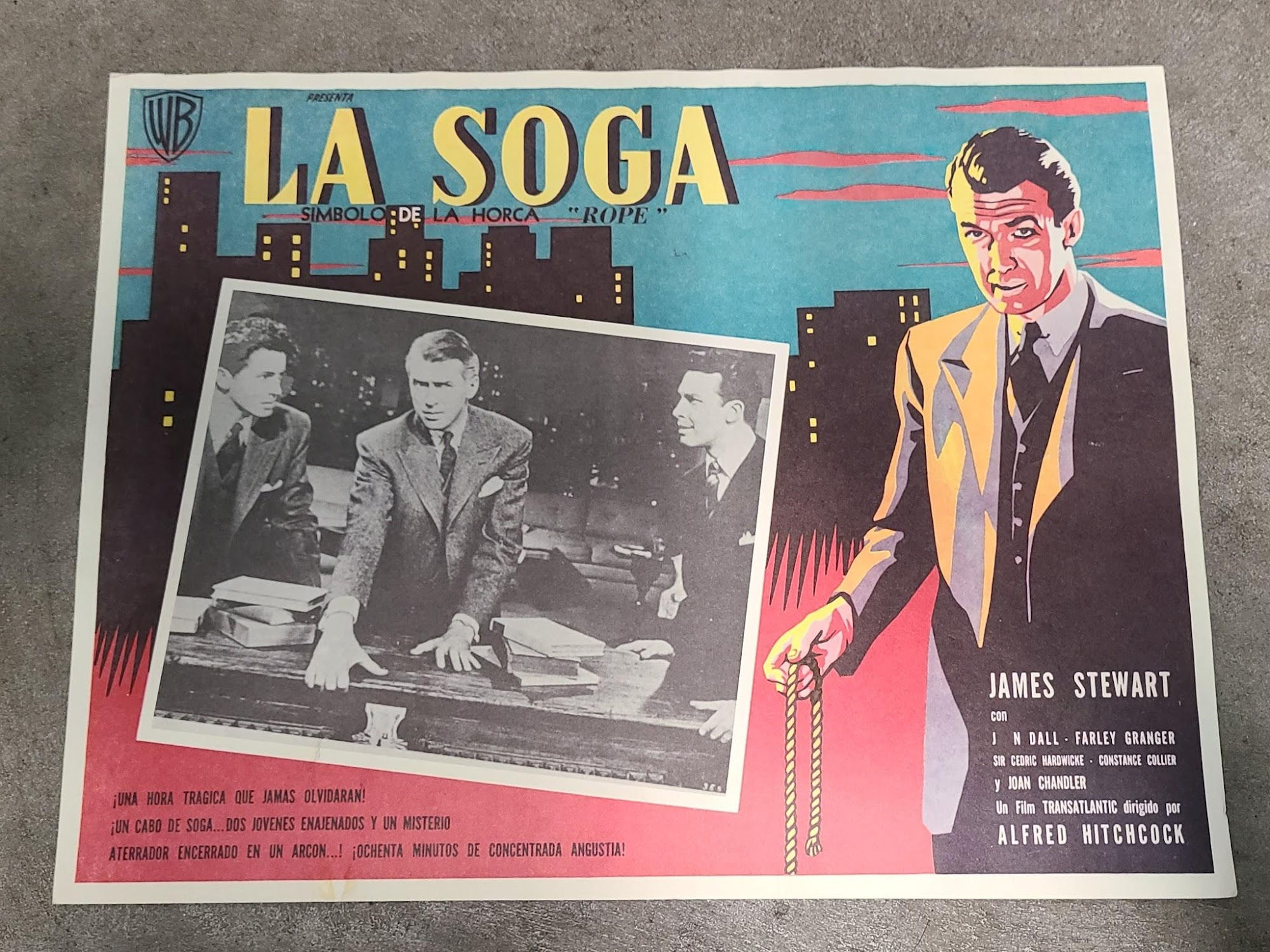 Rope 1948 Mexican Lobby Cards