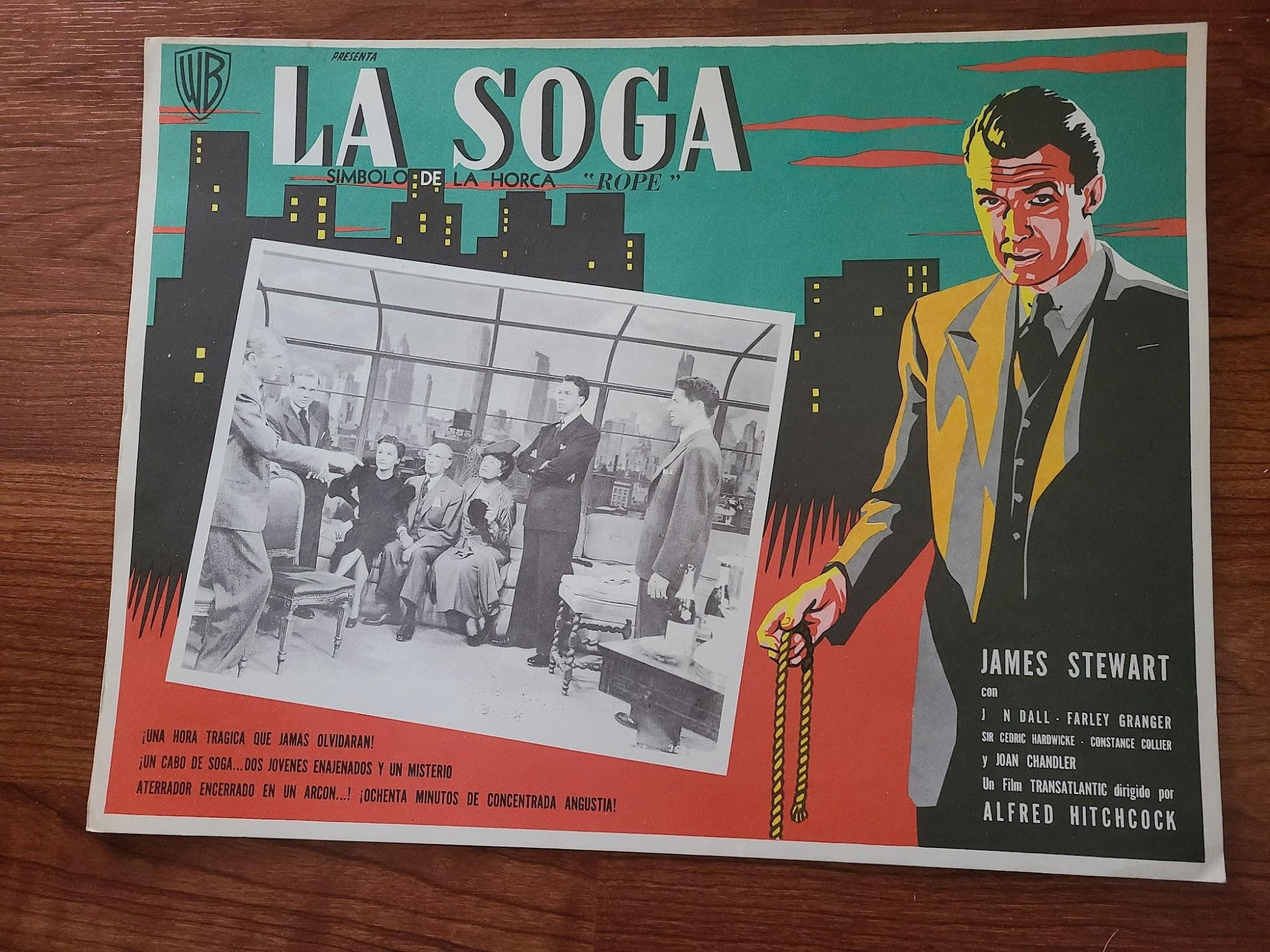 Rope 1948 Mexican Lobby Cards