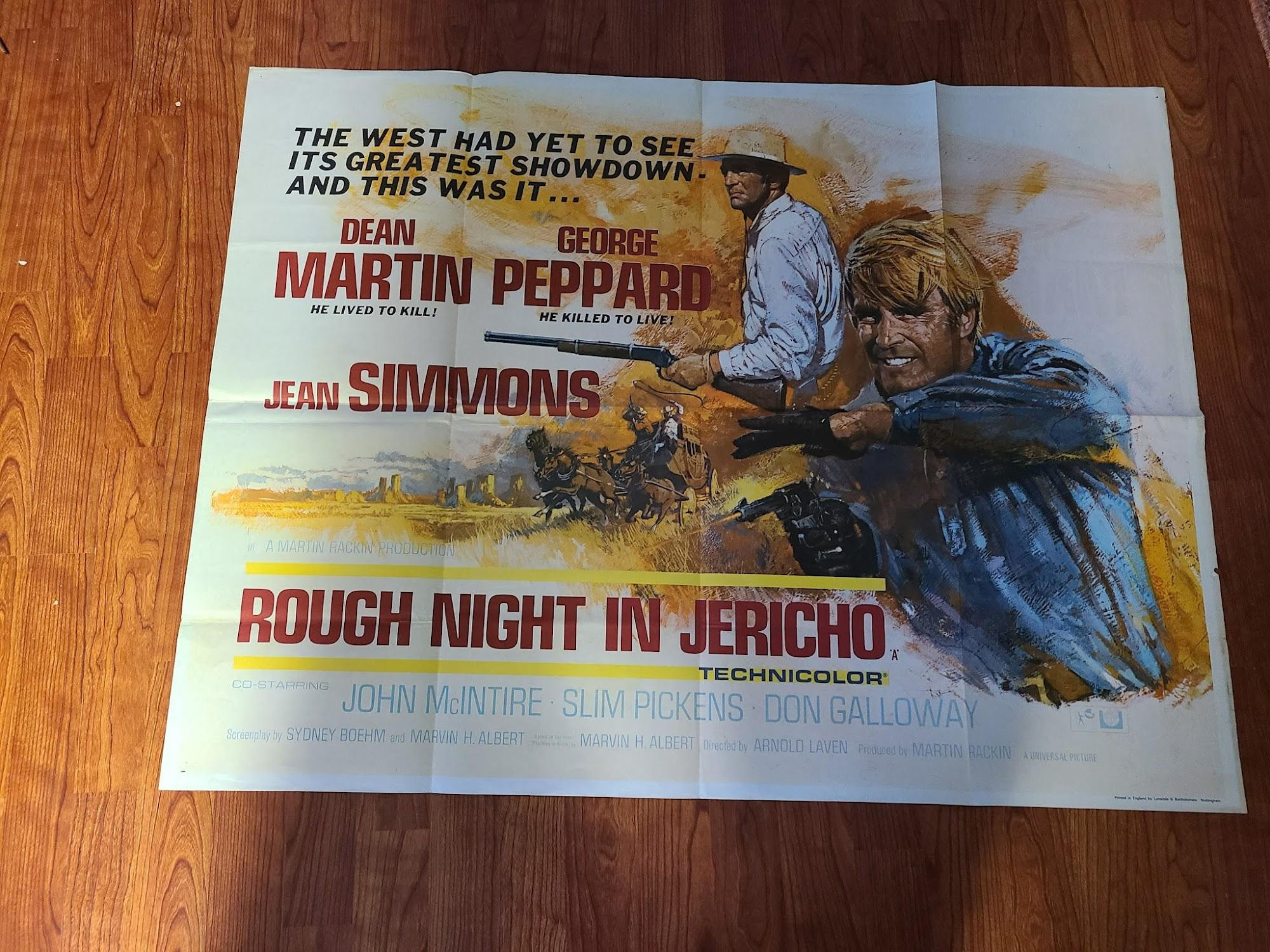 Rough Night In Jericho 1967 UK/US 30x40
