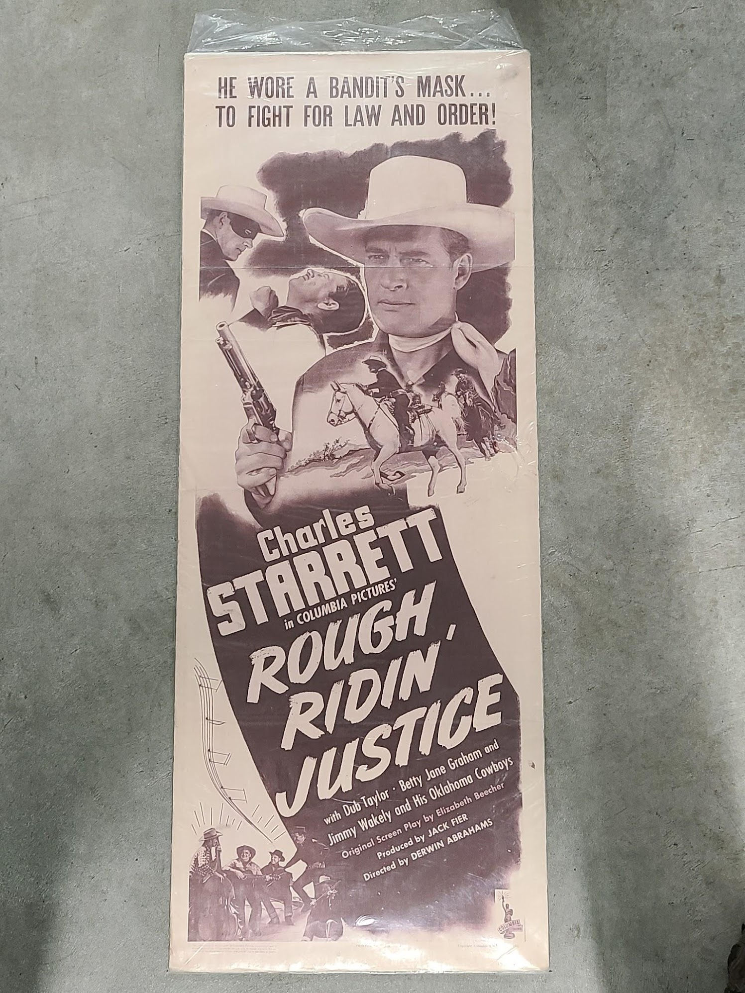 Rough Ridin' Justice 1945 Inserts