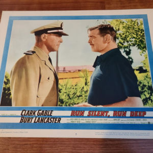 Run Silent Run Deep 1958 Military/Aviation Lobby Cards