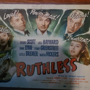 Ruthless 1948 Title Cards
