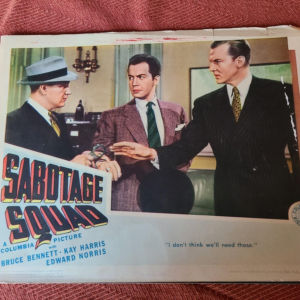 Sabotage Squad 1942 General Lobby Cards