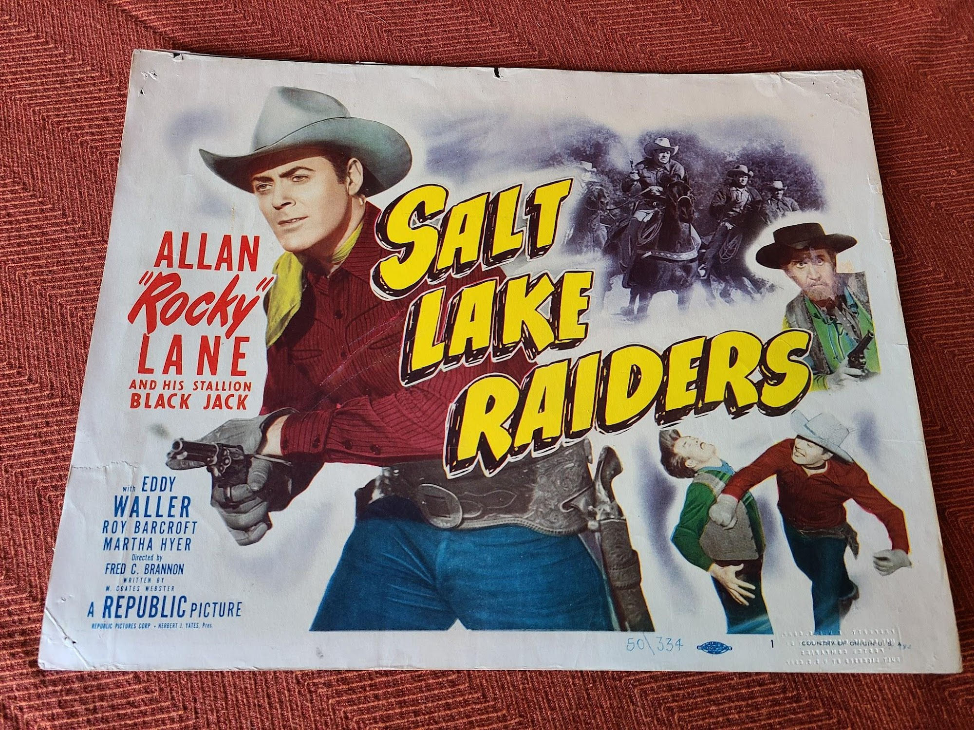 Salt Lake Raiders 1950 Western Lobby Cards