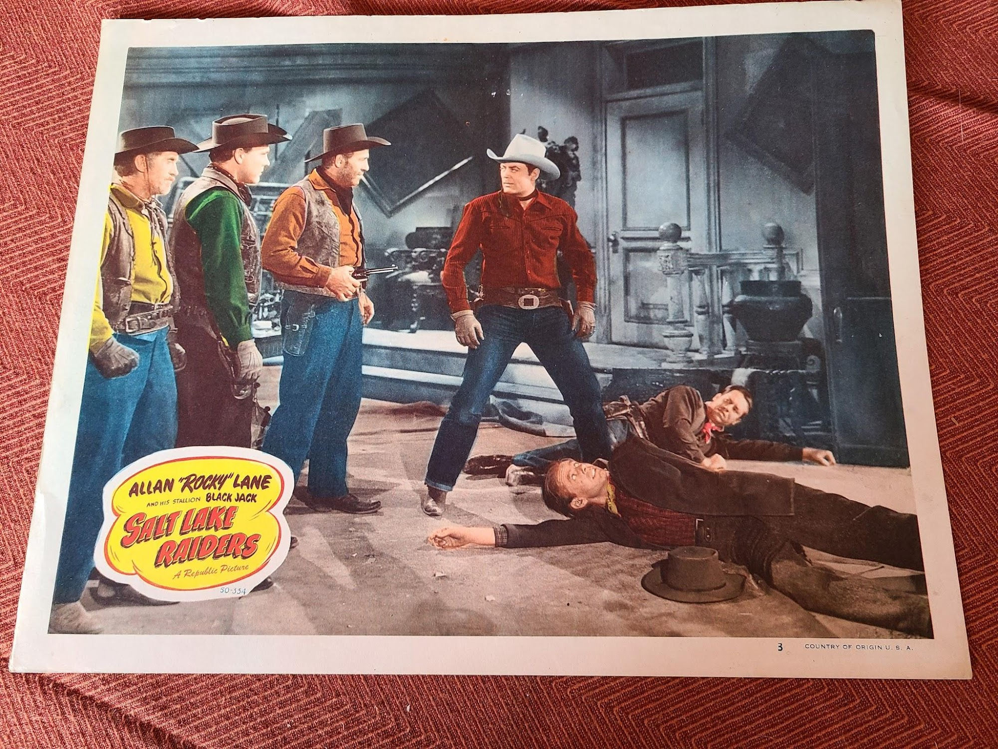 Salt Lake Raiders 1950 Western Lobby Cards