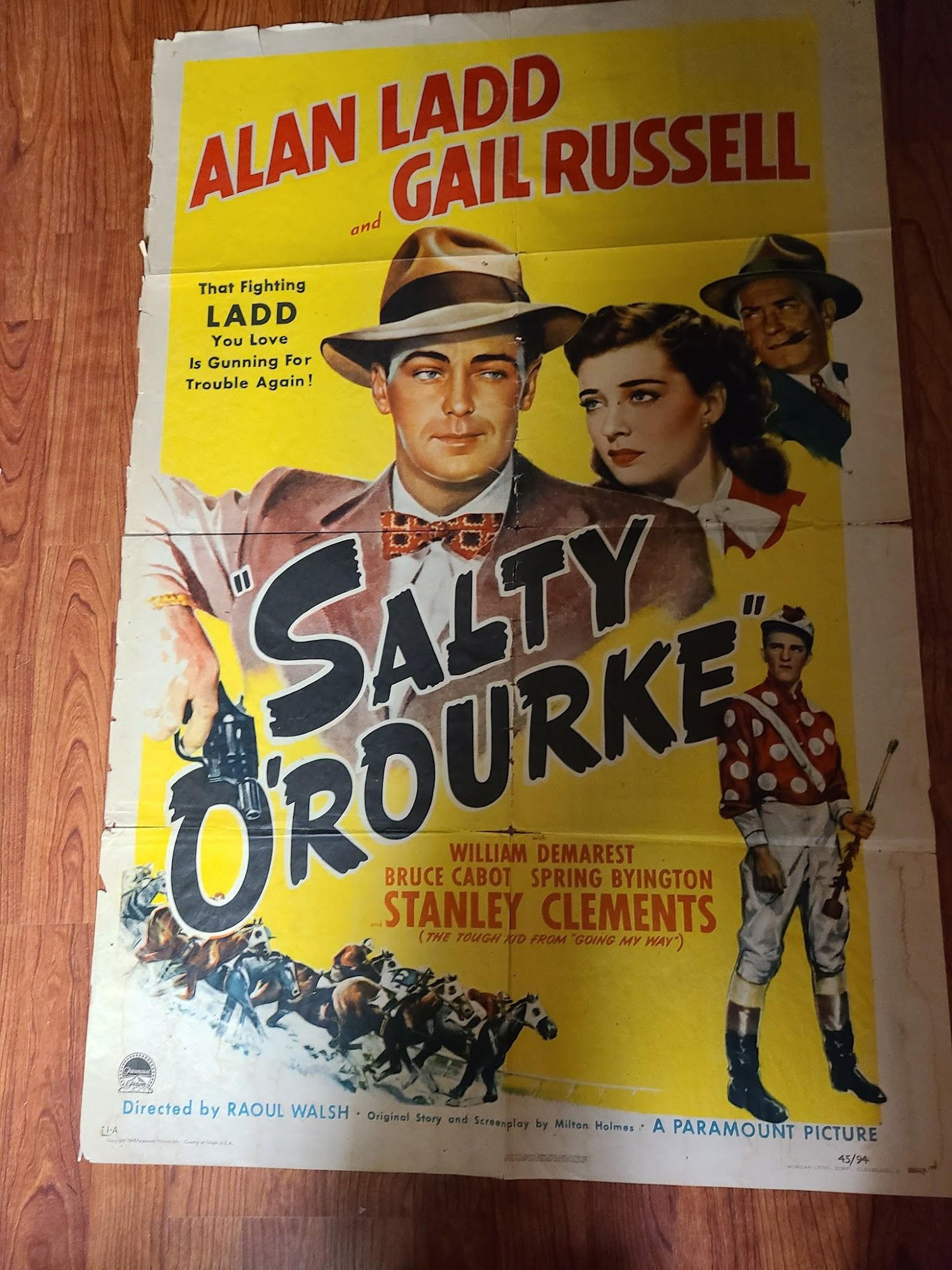 Salty O'Rourke 1945 1 Sheets/US