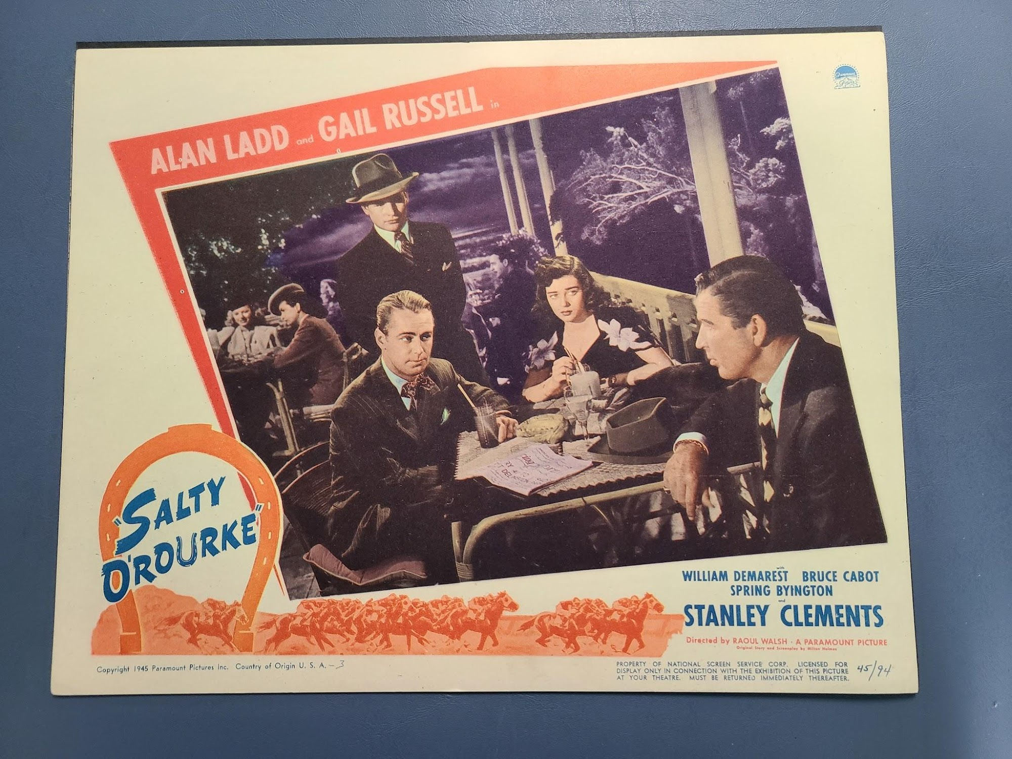 Salty O'Rourke 1945 General Lobby Cards