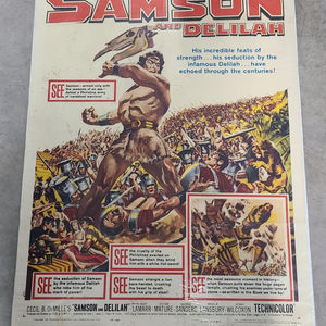 Samson and Delilah 1949 1 Sheets/US