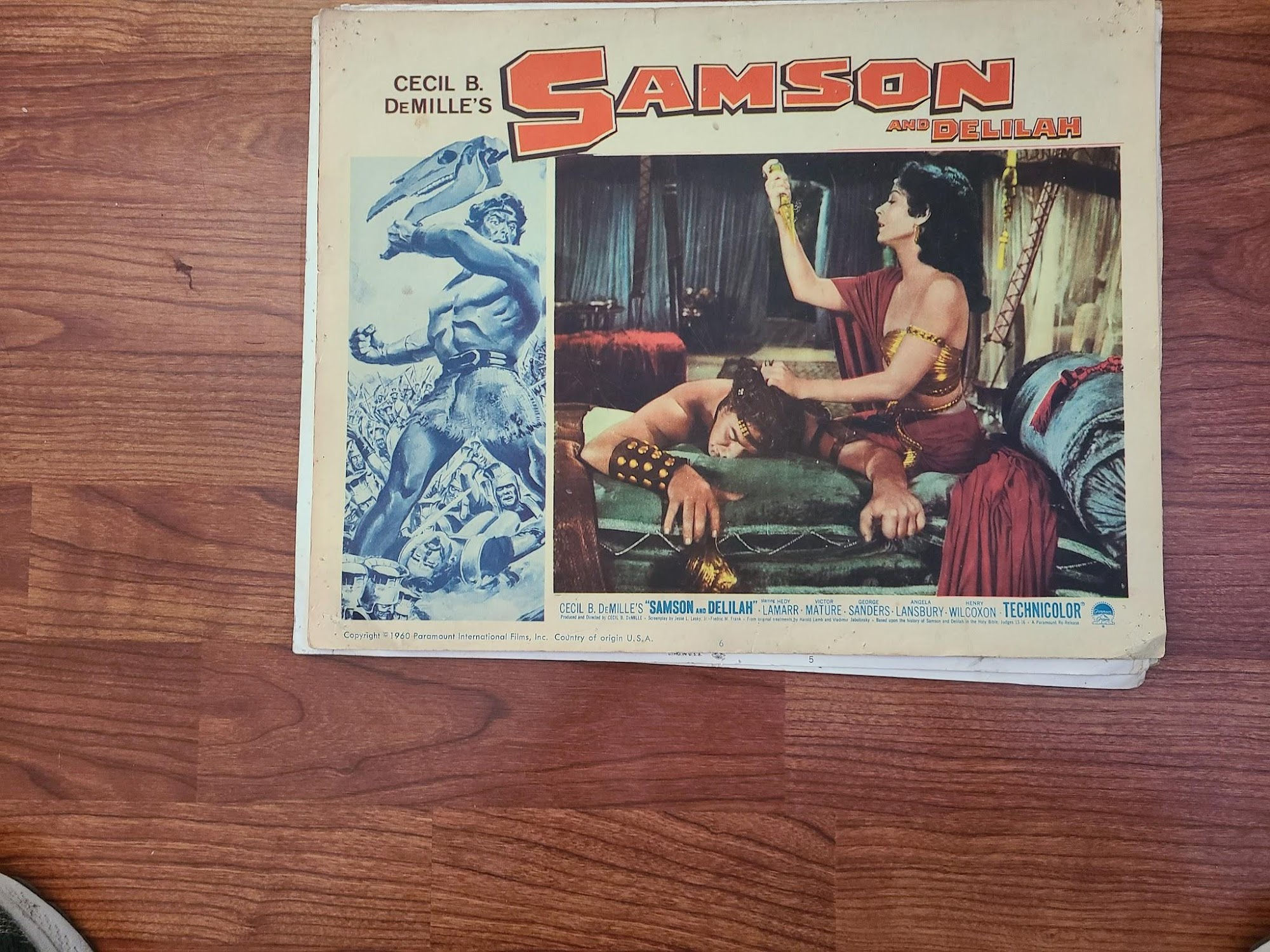 Samson And Delilah 1949 General Lobby Cards