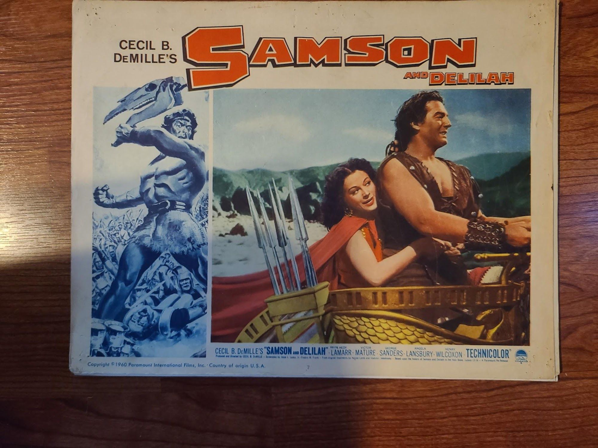 Samson And Delilah 1949 General Lobby Cards