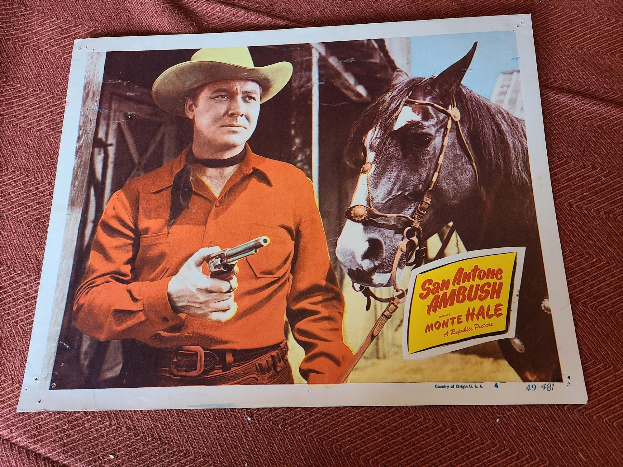San Antone Ambush 1949 Western Lobby Cards