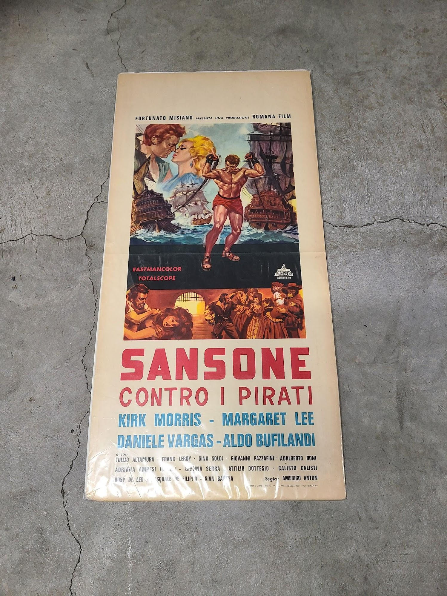 Sansone Contro  I Pirati 1963 Locodina