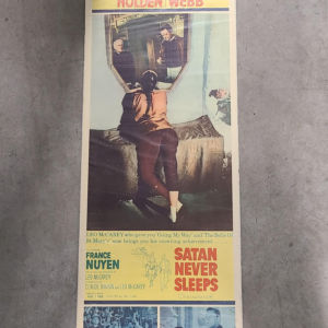Satan Never Sleeps 1962 Inserts
