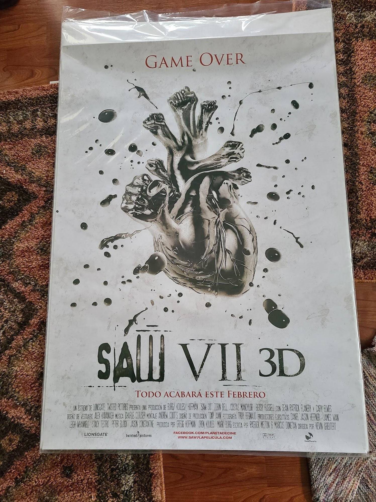Saw VII: 3D 2010 1 Sheets/US