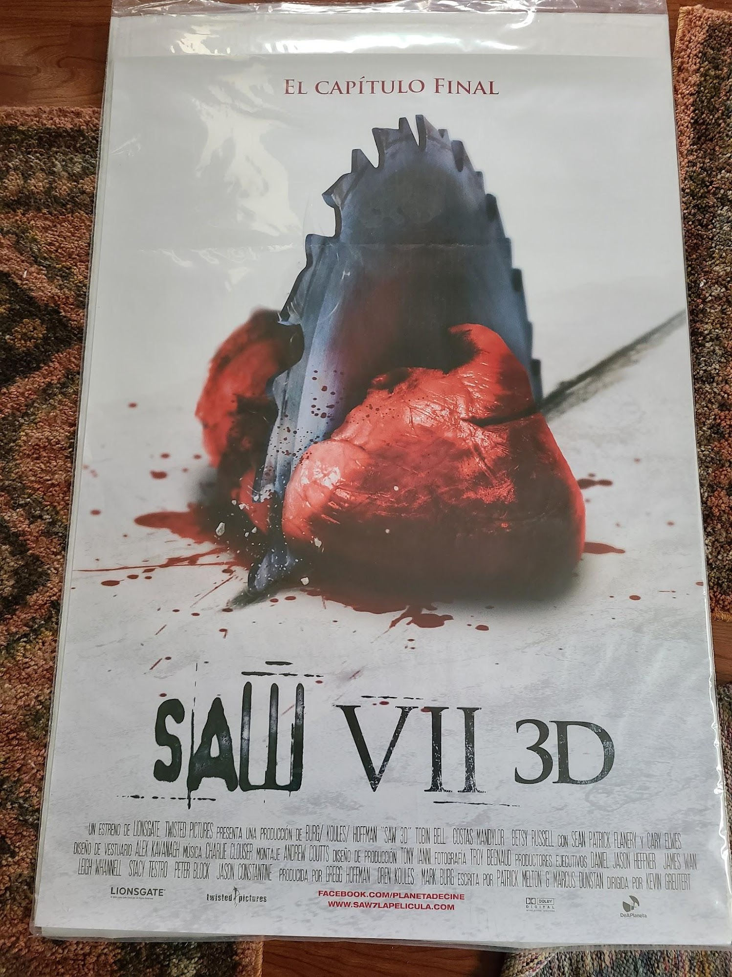 Saw VII: 3D 2010 1 Sheets/US