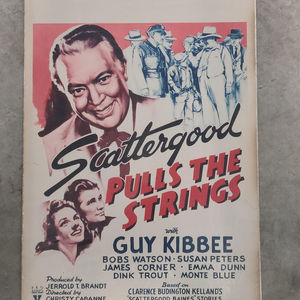 Scattergoods Pulls The String 1941 Window Cards