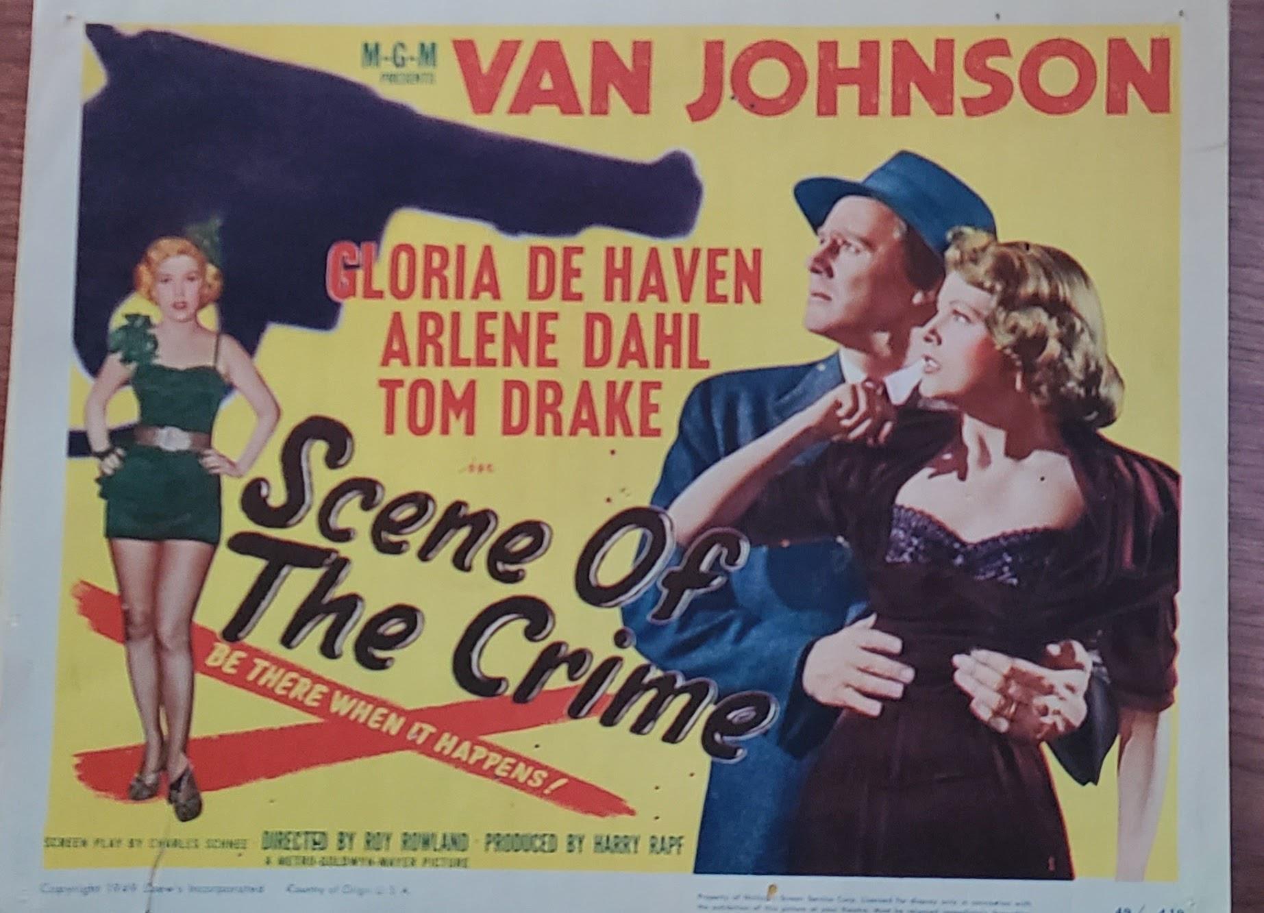 Scene Of The Crime 1949 Title Cards