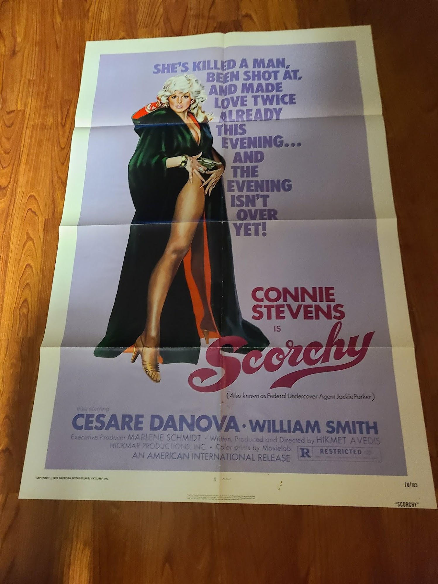Scorchy 1976 1 Sheets/US
