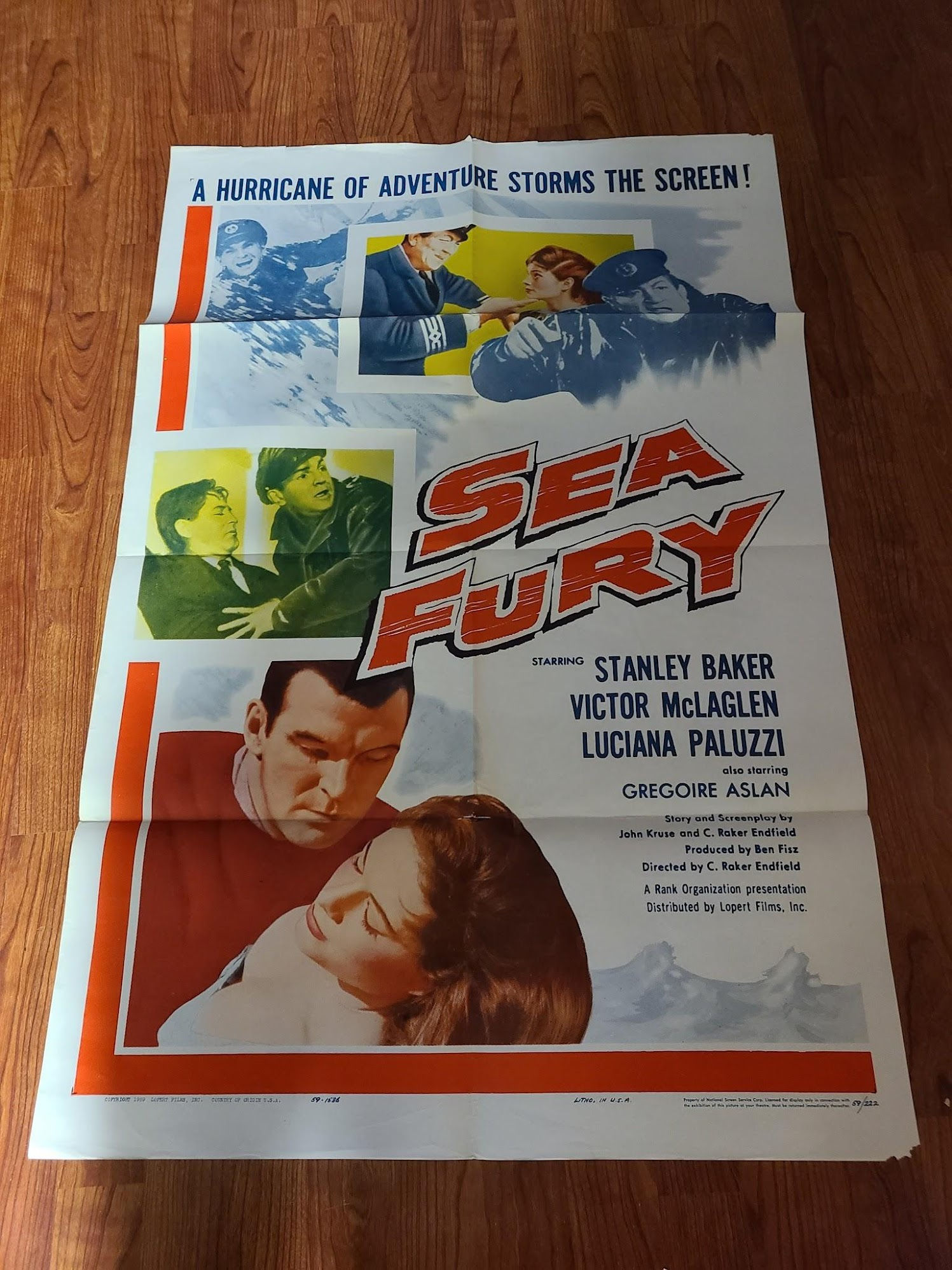 Sea Fury 1958 1 Sheets/US