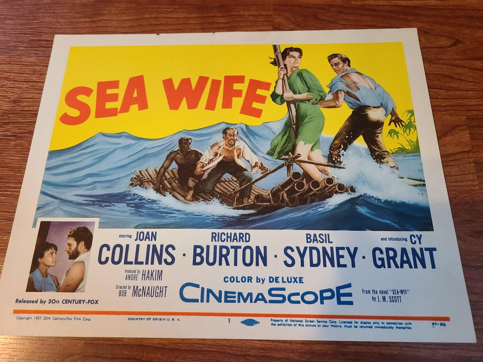 Sea Wife 1957 Title Cards